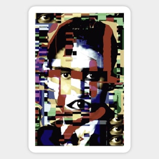 The Eyes of Franz Kafka (Winter) Sticker